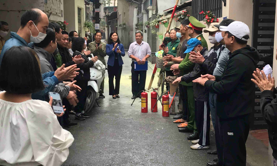 Tăng cường phòng, chống cháy nổ trong các hộ dân cư